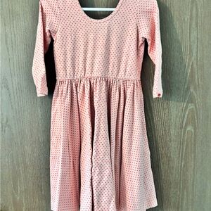 Pink Polka Dot Kids Dress